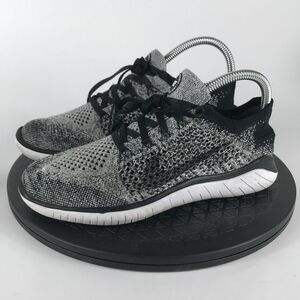 Nike Free RN Flyknit Oreo Black/White Running Shoes 942839-101 Women’s Size 7